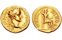 pice de monnaie romaine en or
